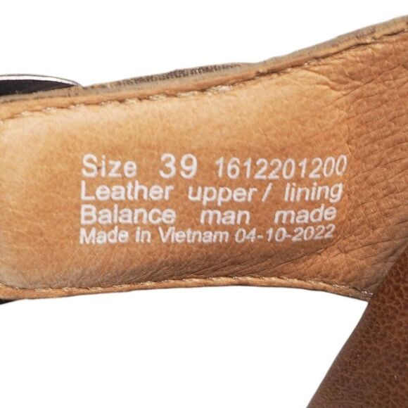 Dansko Aubree Wedge Strappy Sandals Taupe Nubuck Women's 8.5-9/39 - Picture 9 of 10